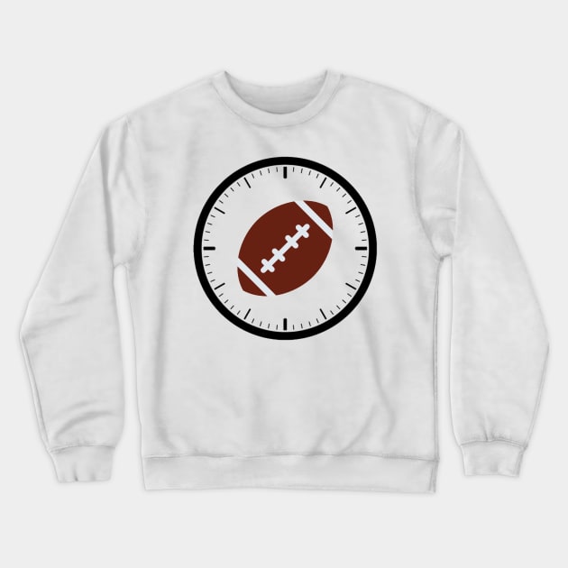 Time to Play Football | American Football | Football time | Football Lover Crewneck Sweatshirt by The Print Palace